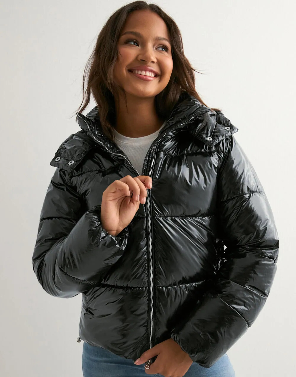 OLIVIA | Shiny Puffer Jacket