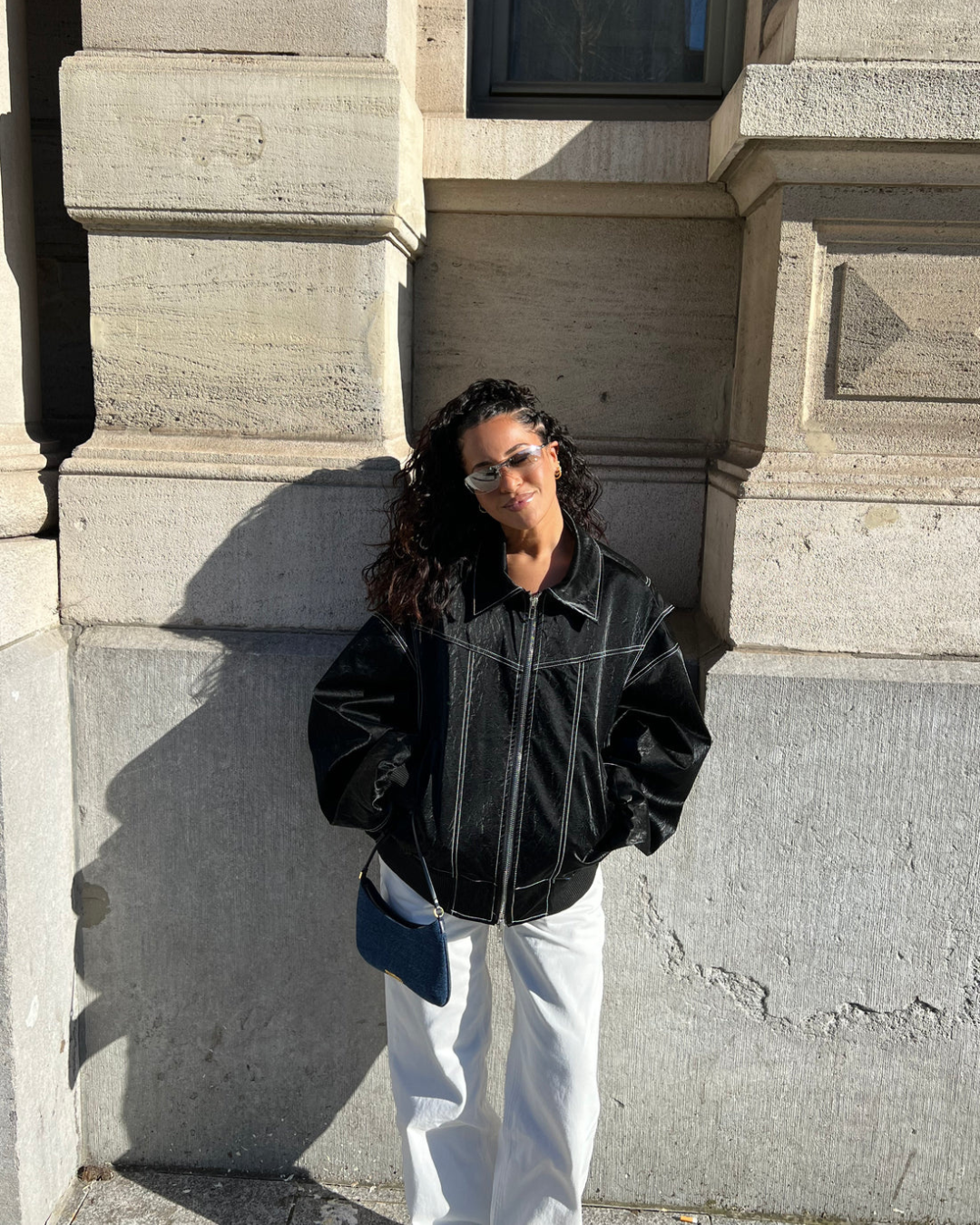 OLIVIA | Oversized Contrast Jacket