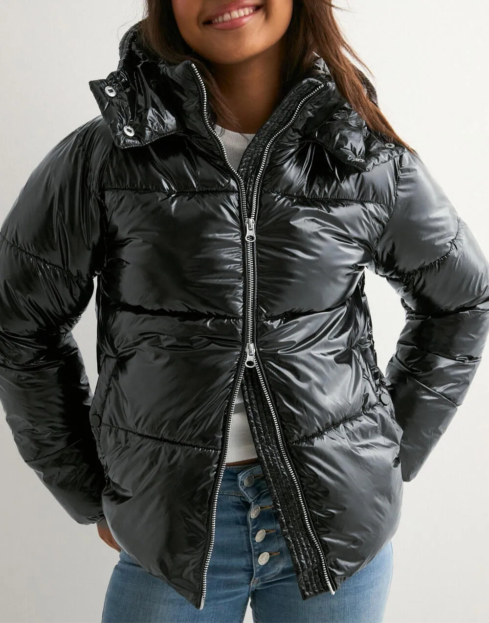 OLIVIA | Shiny Puffer Jacket