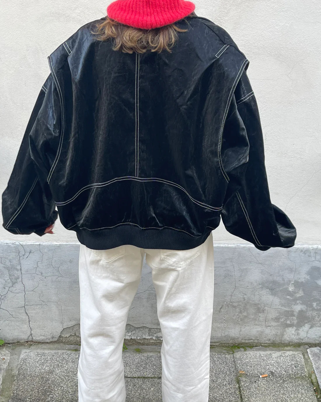 OLIVIA | Oversized Contrast Jacket