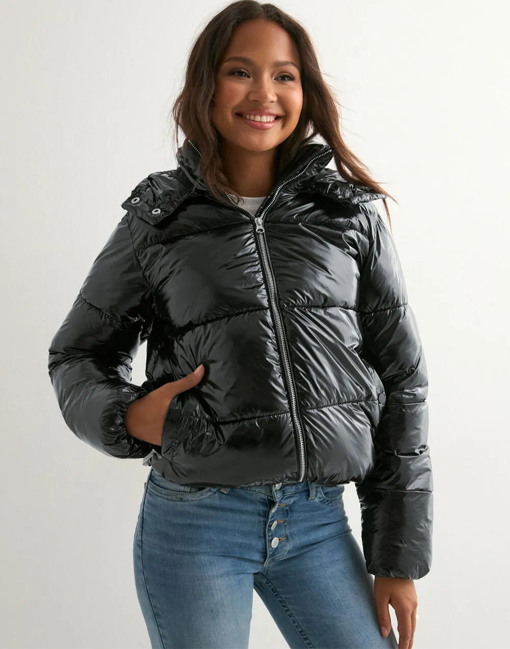 OLIVIA | Shiny Puffer Jacket
