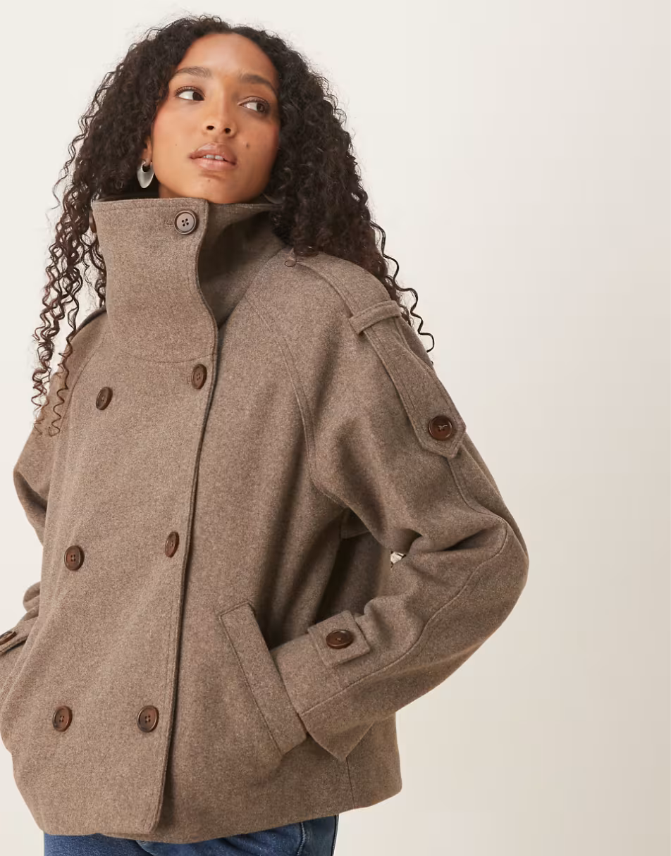 OLIVIA | Cropped Trench Coat