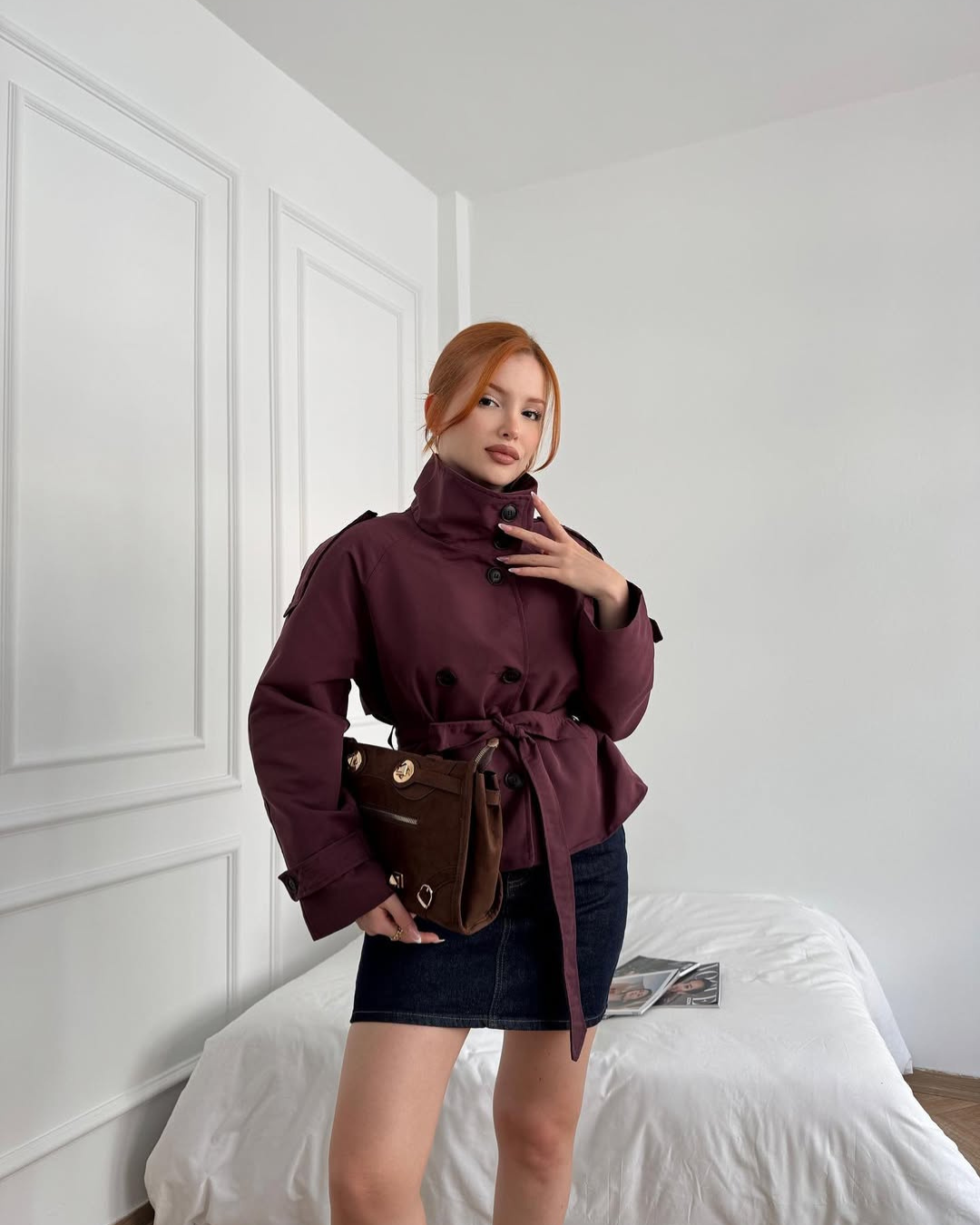 OLIVIA | Short Trench Coat