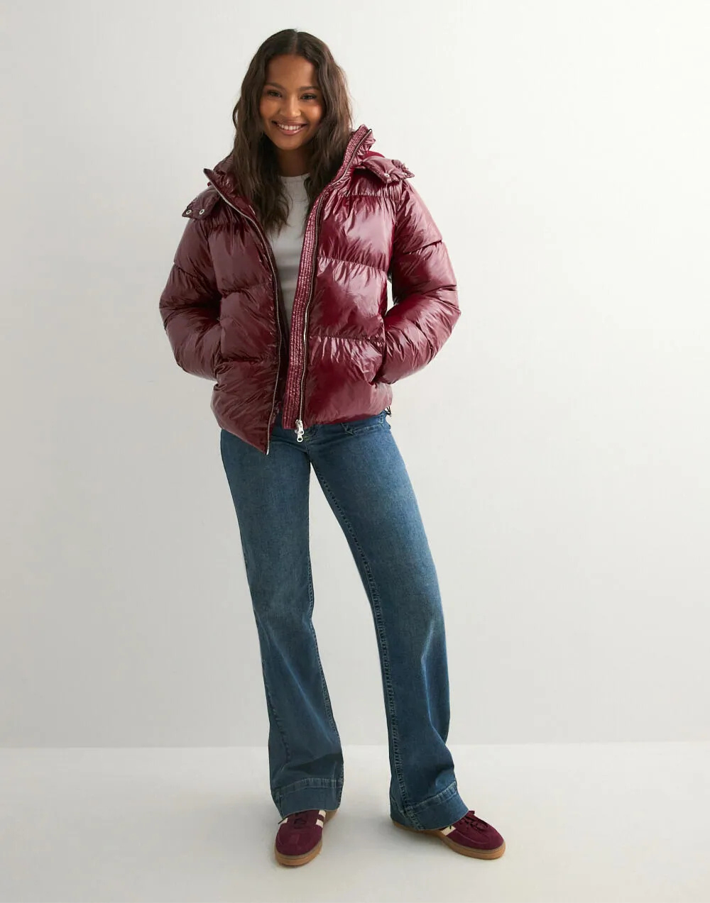 OLIVIA | Shiny Puffer Jacket