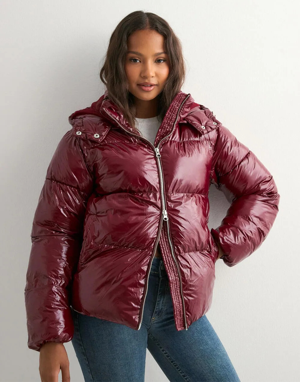 OLIVIA | Shiny Puffer Jacket