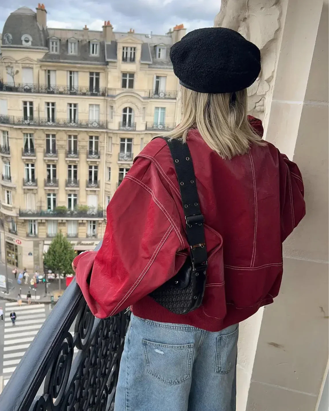 OLIVIA | Oversized Contrast Jacket