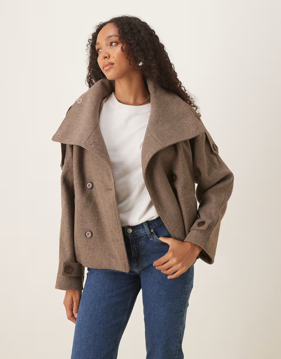 OLIVIA | Cropped Trench Coat