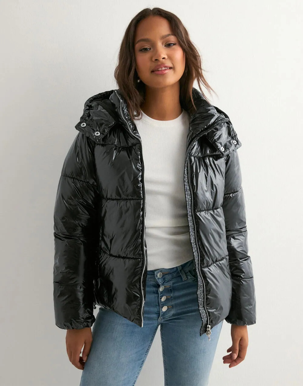 OLIVIA | Shiny Puffer Jacket