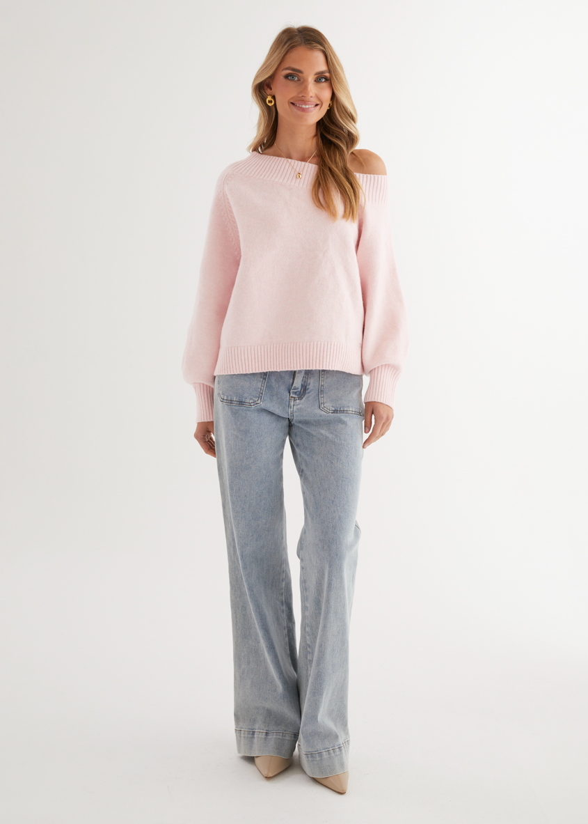 Marsha One Shoulder Sweater