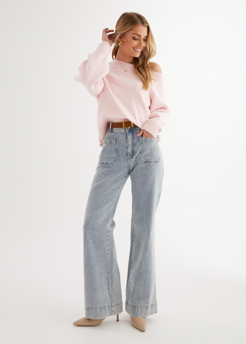 Marsha One Shoulder Sweater