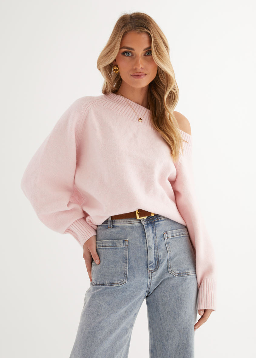 Marsha One Shoulder Sweater