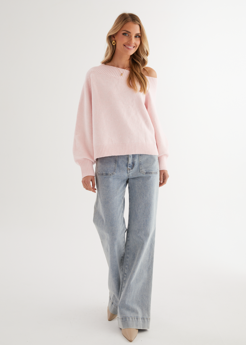 Marsha One Shoulder Sweater