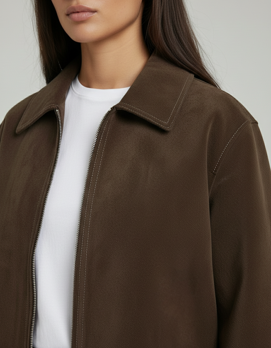 Velours Suede Jacket