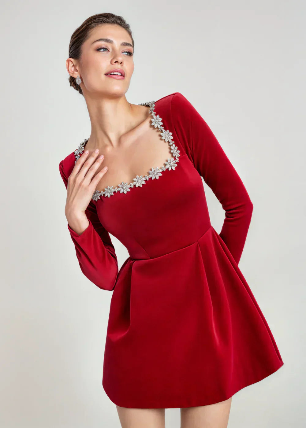 Velvet Mini Dress