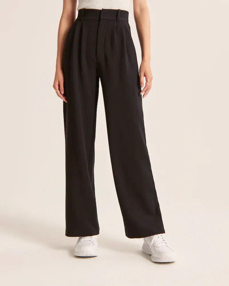Maison Salvara™ | Lucia Black Tailored Pants