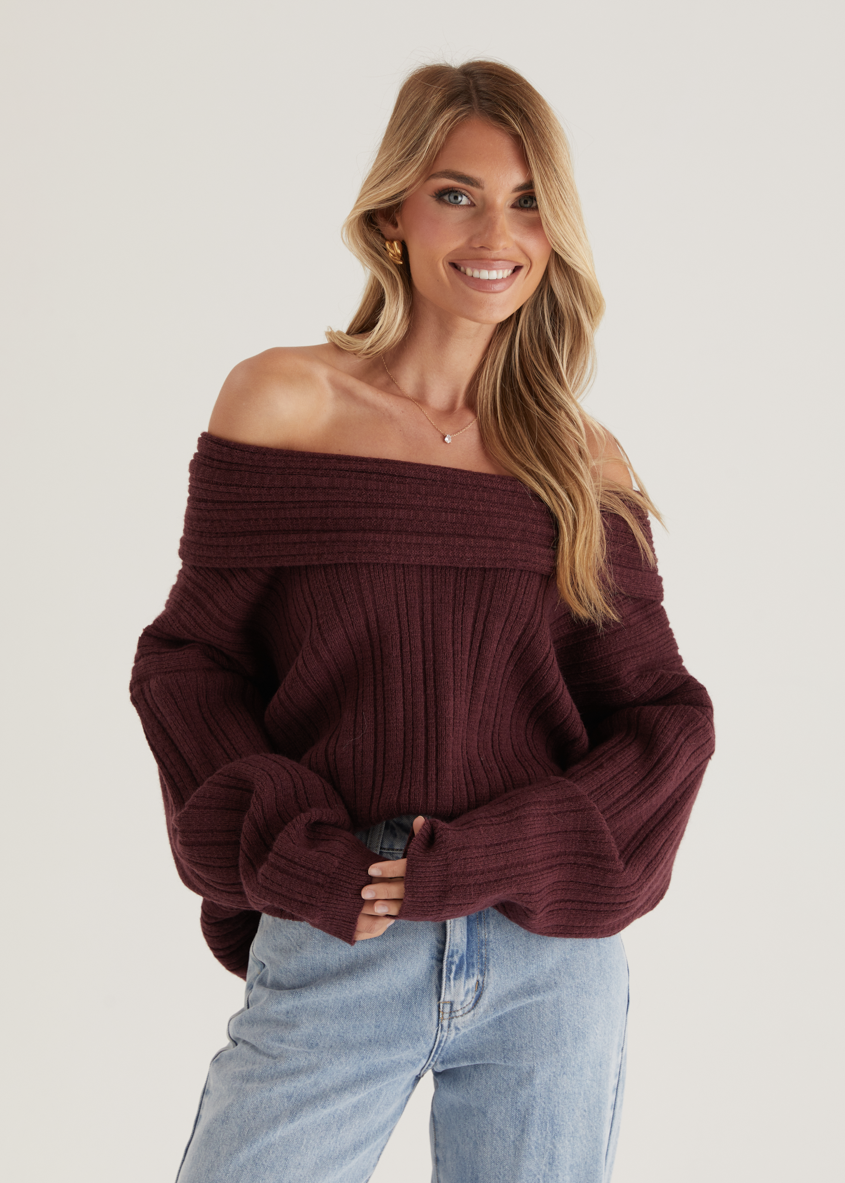 Shiloh Off Shoulder Sweater