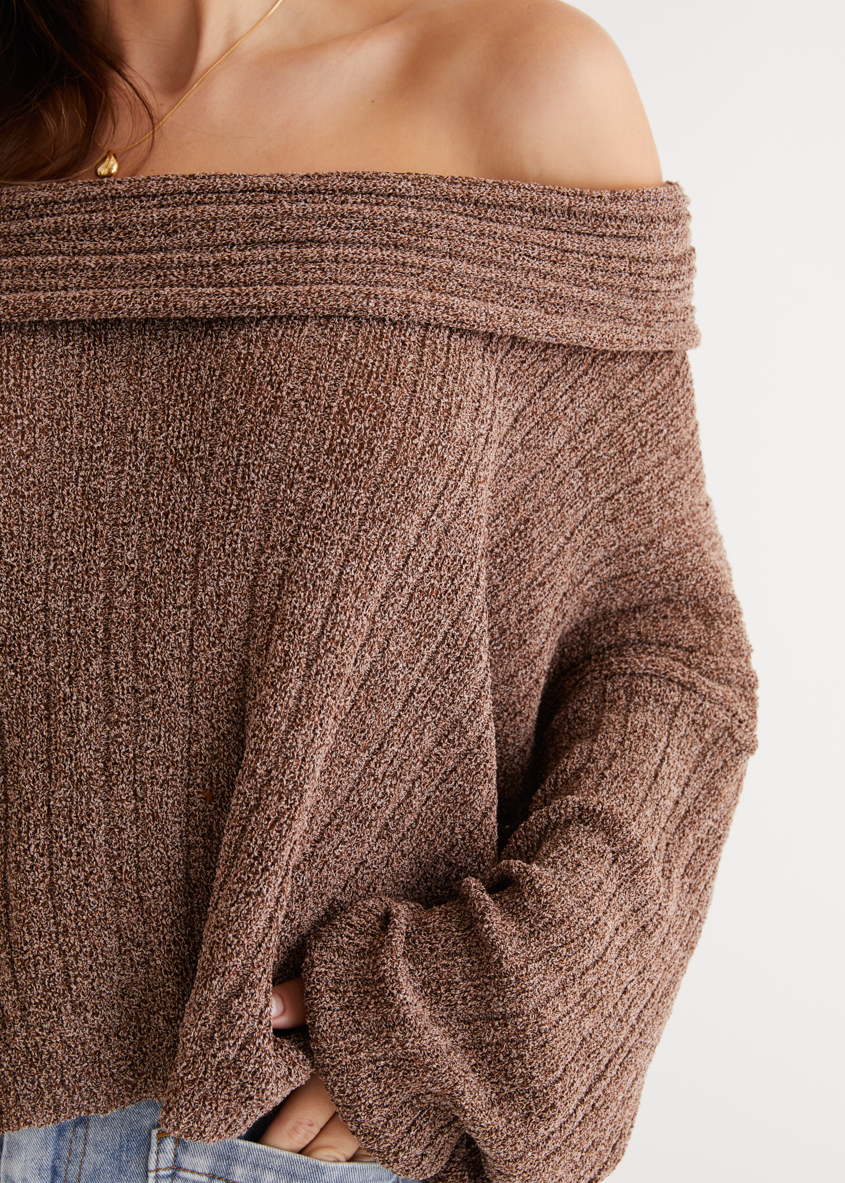 Knoxville Off Shoulder Sweater